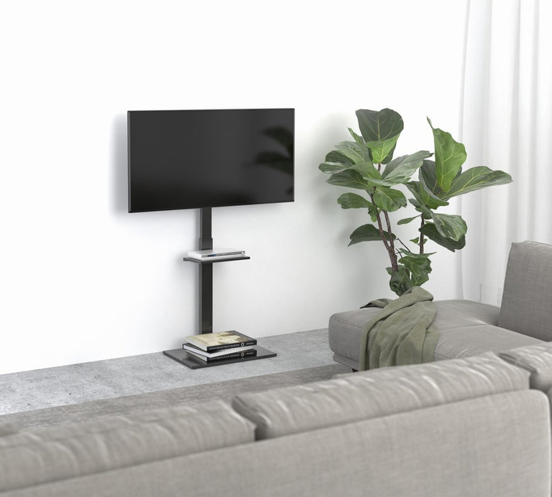 Gembird TVS-55T-02 TV floor stand, 32" - 55", black