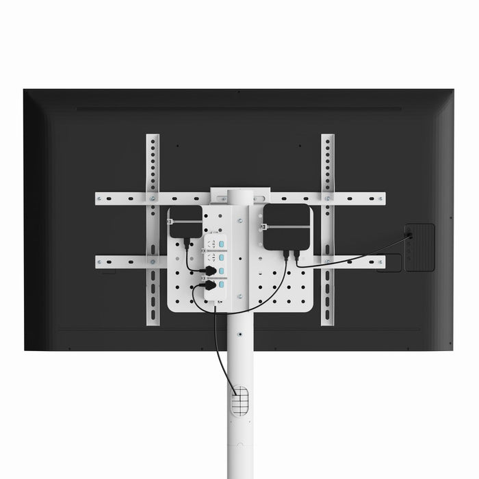 Gembird TVS-86TR-01-W TV floor stand, 37" - 86", white