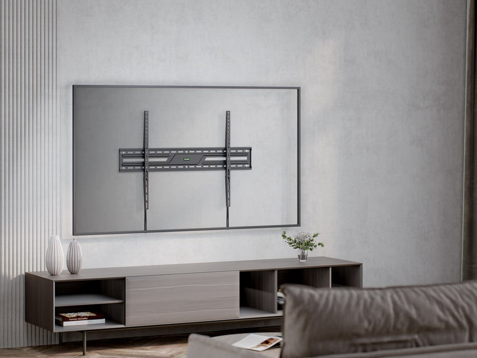 Gembird WM-100F-01 TV wall mount (fixed), 43”-100”, black