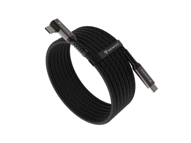 Genesis Cable USB-C M/M 3.1 GEN 2 10GB/S PD60W VR 3m Black - Аксесоари<<<GENESIS компютърна