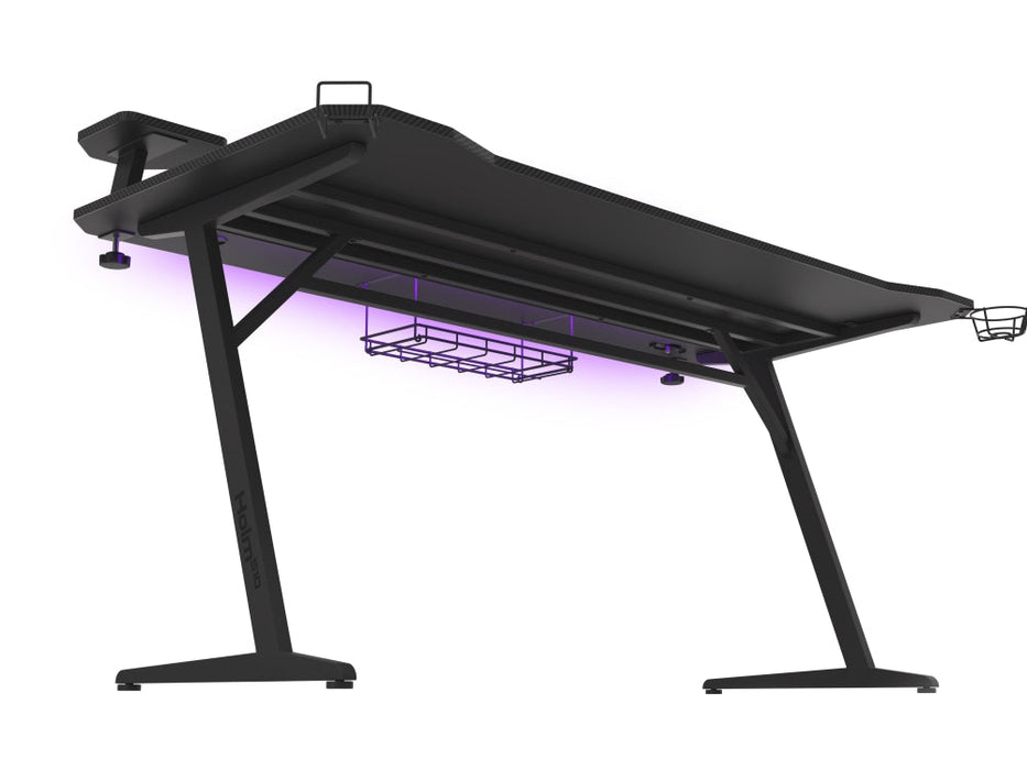 Genesis Gaming Desk Holm 510 RGB 160x75 - Геймърско оборудване<<<GENESIS компютърна