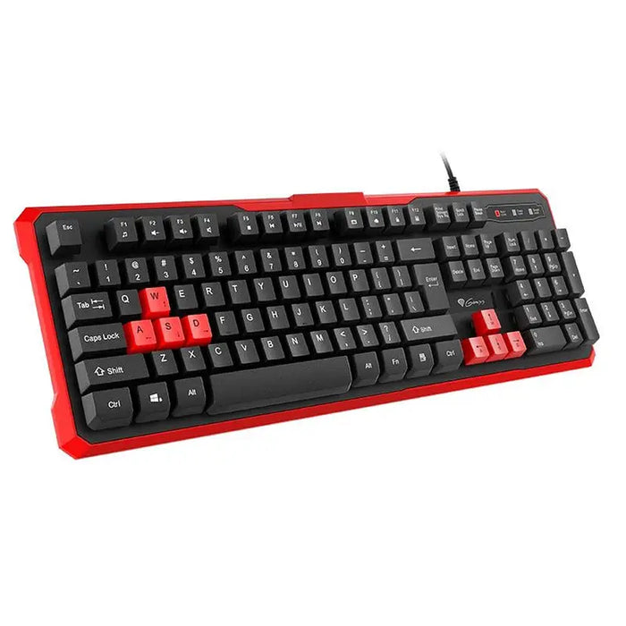 Genesis Gaming Keyboard Rhod 110 Red Us Layout - Клавиатури<<<GENESIS компютърна