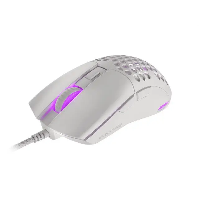 Genesis Gaming Mouse Krypton 8000DPI RGB Ultralight White PAW3333 - Мишки<<<GENESIS компютърна