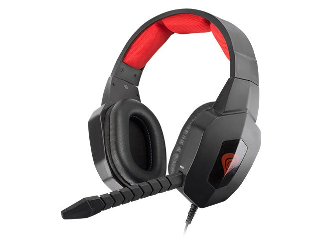 Genesis Headphones Argon 400 With Microphone Black-Red (H59) - Слушалки<<<GENESIS компютърна