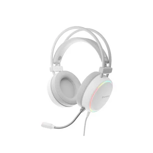 Genesis Headset Neon 613 With Microphone RGB Illumination White - Слушалки<<<GENESIS компютърна