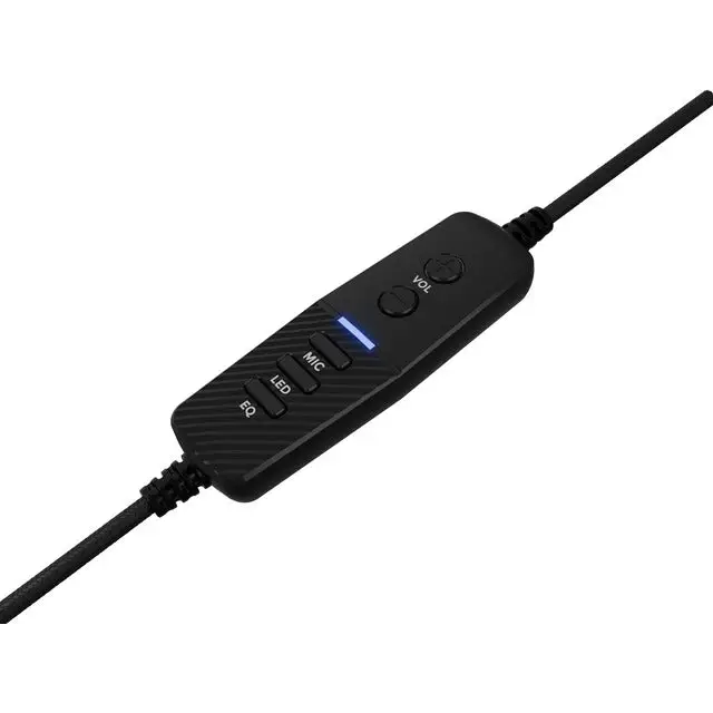 Genesis Headset Neon 764 with microphone RGB illumination USB Black - Слушалки<<<GENESIS компютърна