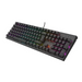 Genesis Mechanical Gaming Keyboard Thor 303 RGB Backlight Brown Switch US Layout Black - Клавиатури<<<GENESIS