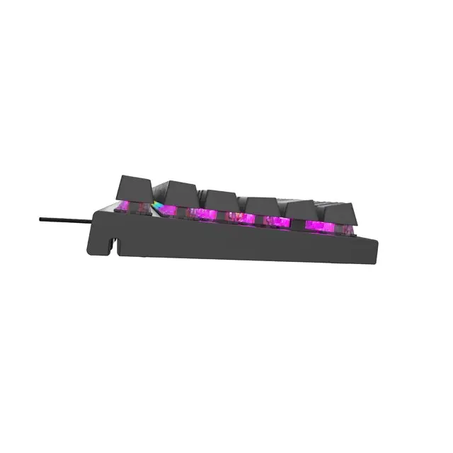 Genesis Mechanical Gaming Keyboard Thor 303 RGB Backlight Brown Switch US Layout Black - Клавиатури<<<GENESIS