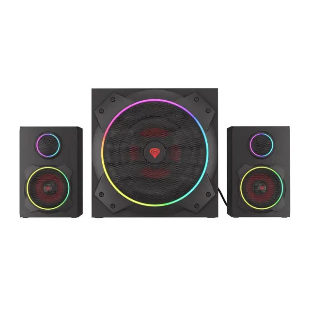 Genesis Speakers Helium 800BT 2.1 Bluetooth ARGB Black - Тонколони и микрофони<<<GENESIS компютърна