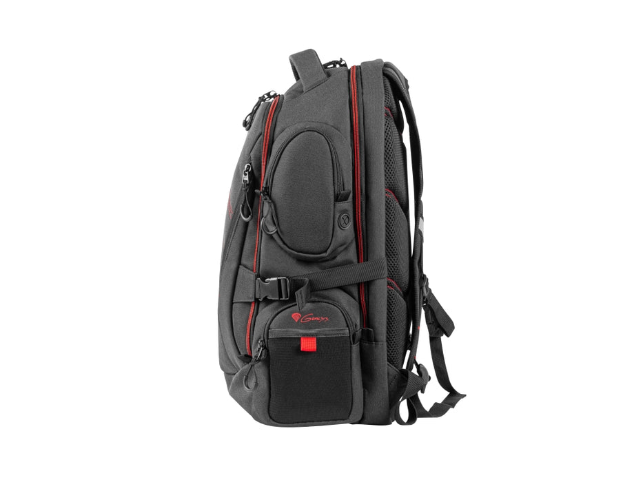 Genesis Laptop Backpack Pallad 550 Black 15,6"/17,3"
