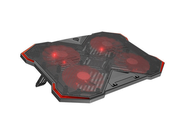 Genesis Laptop Cooling Pad Oxid 260 15.6-17.3 4 Fans, Led Light, 2 Usb