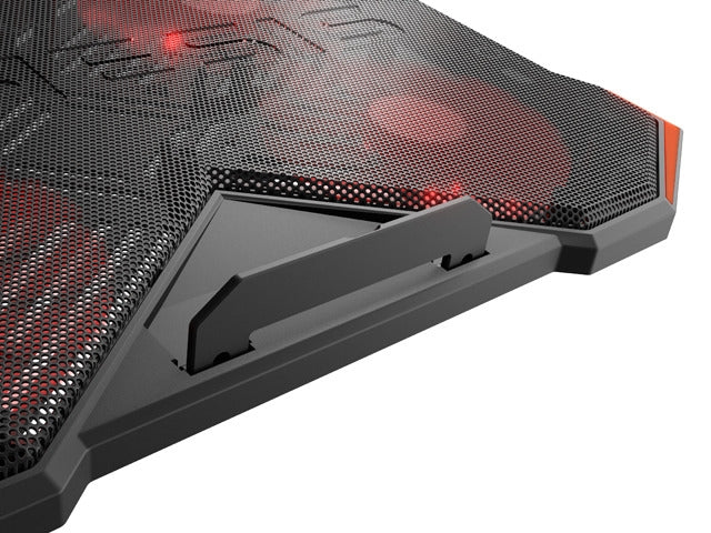 Genesis Laptop Cooling Pad Oxid 260 15.6-17.3 4 Fans, Led Light, 2 Usb