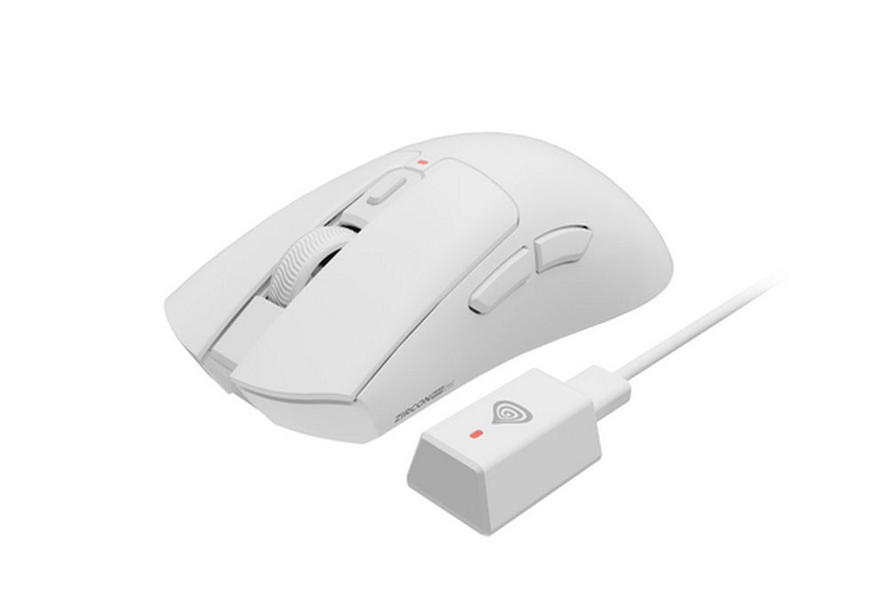 Genesis Wireless Gaming Mouse Zircon 880 Pro 8K 30000dpi, White