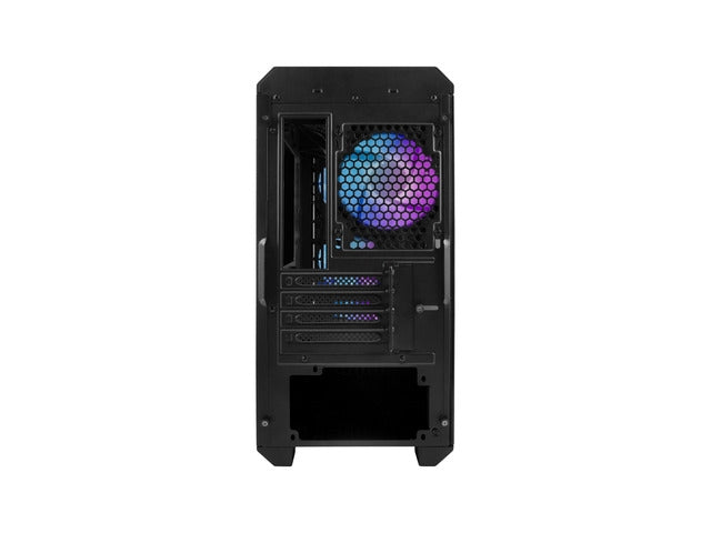 Genesis PC Case Irid 503 ARGB V2 MATX Mini Tower Window, Black