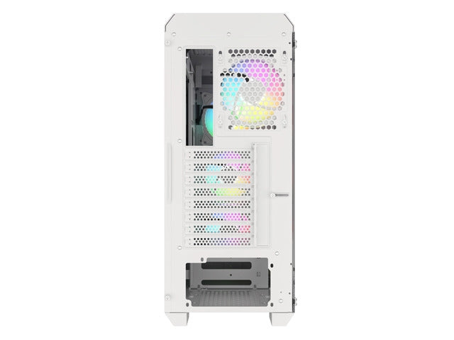 Genesis Gaming PC Case IRID 505 ARGB V2 Midi Tower Window White