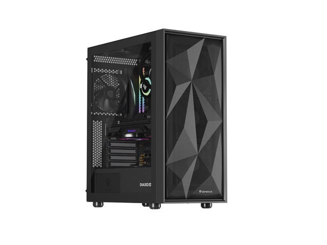 Genesis PC Case DIAXID 605F Mini Tower Window, Black