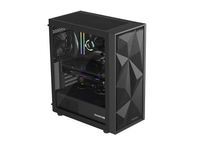 Genesis PC Case DIAXID 605F Mini Tower Window, Black