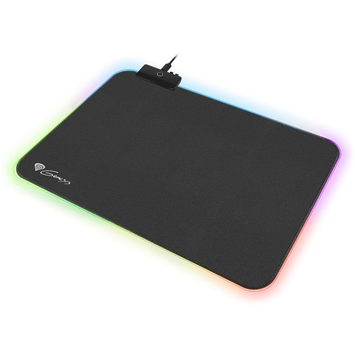 Gaming Mouse pad 350x250x4 mm GENESIS with non-slip base BORON 500 M RGB NPG-1508 and 11 RGB backlight modes