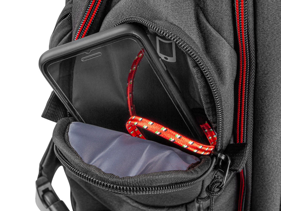 Genesis Laptop Backpack Pallad 550 Black 15,6"/17,3"
