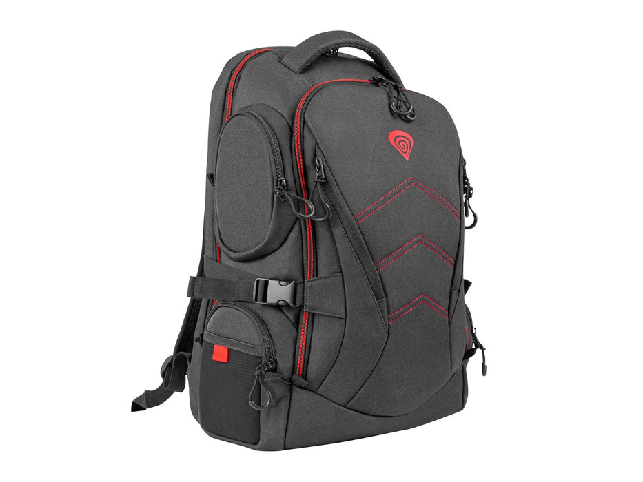 Genesis Laptop Backpack Pallad 550 Black 15,6"/17,3"