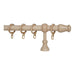 GENKOVSKI WOODEN CORNICE MODEL 4 120 CM. NATURAL BEECH - Корнизи<<<Корнизи щори и пердета<<<Мебели и