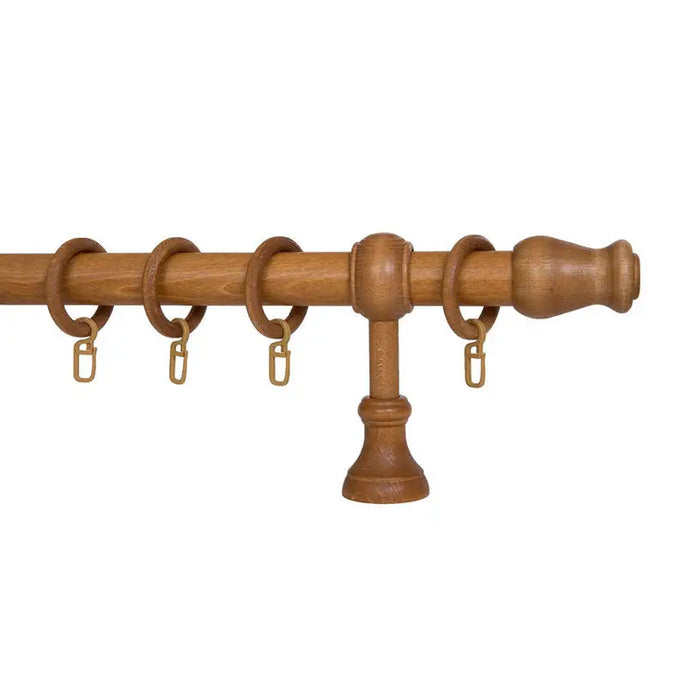 GENKOVSKI WOODEN CORNICE MODEL 4 250 CM. OAK - Корнизи<<<Корнизи щори и пердета<<<Мебели и интериор<<<Praktiker