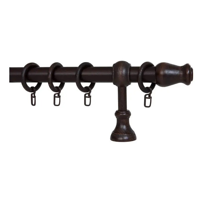GENKOVSKI WOODEN CORNICE MODEL 4 300 CM. DARK WALNUT - Корнизи<<<Корнизи щори и пердета<<<Мебели и интериор<<<Praktiker