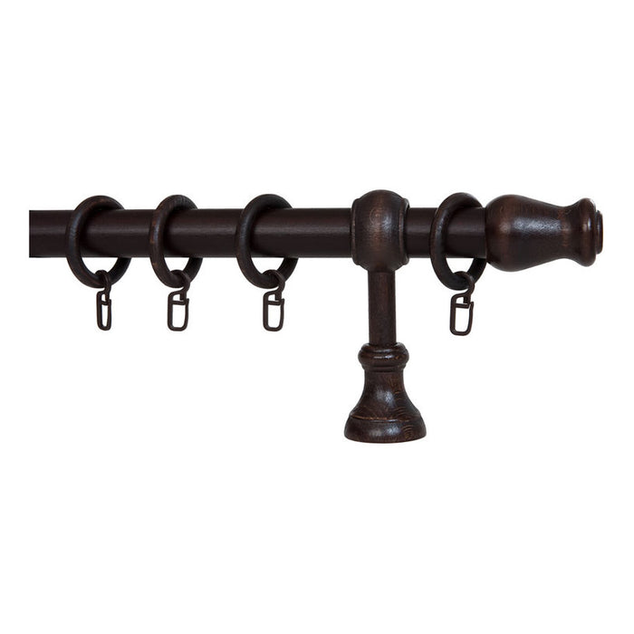GENKOVSKI WOODEN CORNICE MODEL 4 160 CM. DARK WALNUT