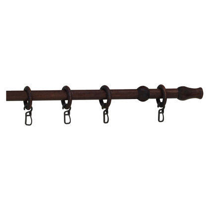 SECOND CURTAIN SET FOR GENKOVSKI MODEL 4 120CM. DARK WALNUT