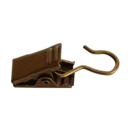 ACCESSORY METAL CLIP 10 PCS. GENKOVSKI ANTIQUE GOLD