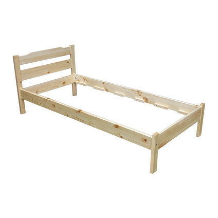 SINGLE BED SOLID WOOD GENOMAX 82X190 CM.