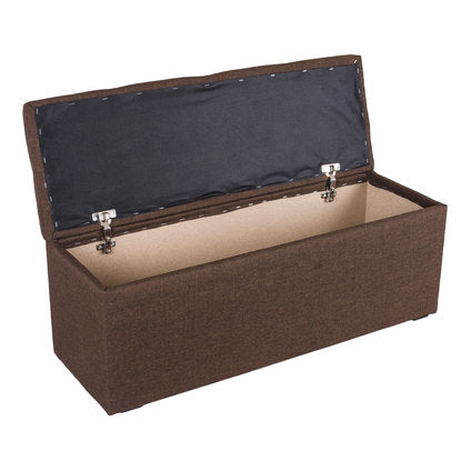 GENOMAX CHEST-STOOL 99X36X33 CM. BROWN