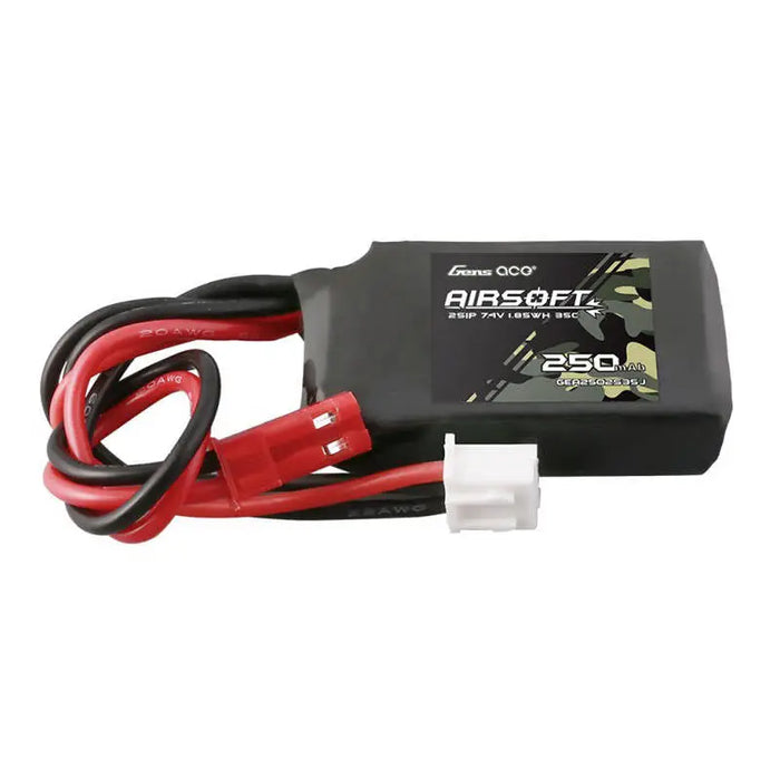 Gens ace 250mAh 7.4V 35C 2S1P Airsoft Gun Lipo Battery with JST-SYP Plug - Lithium and NiMH<<<Batteries<<<RC
