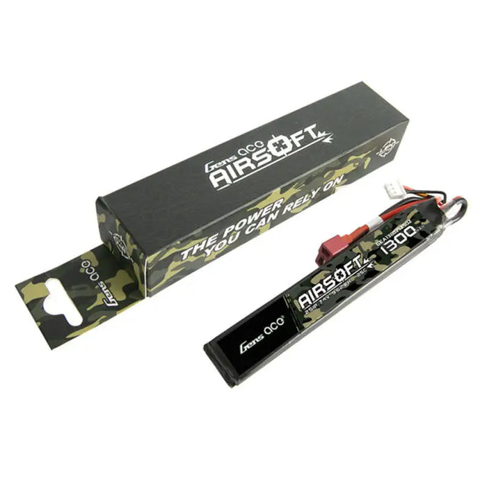 Gens ace 25C 1300mAh 2S1P 7.4V Saddle Airsoft Gun Lipo Battery with T Plug - Lithium and NiMH<<<Batteries<<<RC