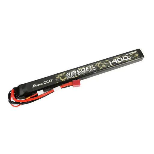 Gens ace 25C 1400mAh 3S1P 11.1V Airsoft Gun Lipo Battery with T Plug - Lithium and NiMH<<<Batteries<<<RC