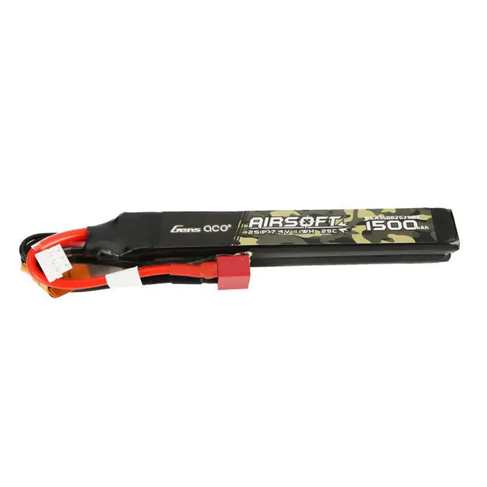 Gens ace 25C 1500mAh 3S1P 11.1V Airsoft Gun Lipo Battery with mini Tamiya Plug - Lithium and NiMH<<<Batteries<<<RC