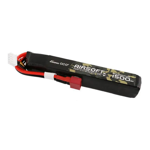 Gens ace 25C 1500mAh 3S1P 11.1V Airsoft Gun Lipo Battery with T Plug - Lithium and NiMH<<<Batteries<<<RC