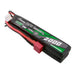 Gens Ace 25C 2000mAh 2S2P 7.4V Saddle Airsoft Gun Lipo Battery with Mini Deans(T) Plug - Lithium
