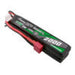 Gens Ace 25C 2000mAh 2S2P 7.4V Saddle Airsoft Gun Lipo Battery with Mini Deans(T) Plug - Lithium