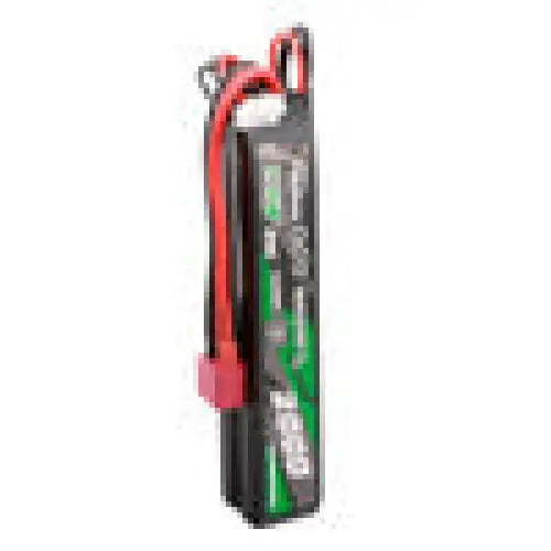 Gens Ace 25C 2000mAh 2S2P 7.4V Saddle Airsoft Gun Lipo Battery with Mini Deans(T) Plug - Lithium