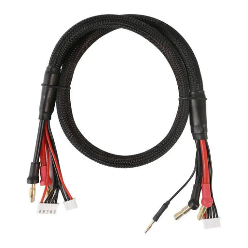 Gens Ace 2S/4S Charge Cable: 4mm & 5mm Bullet With 4.0mm Bullet Connector - Accessories<<<Charging<<<RC