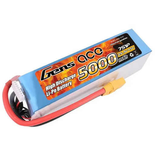 Gens Ace 5000mAh 25.9V 45C 7S1P XT90 Battery - Lithium and NiMH<<<Batteries<<<RC models<<<InnproXML