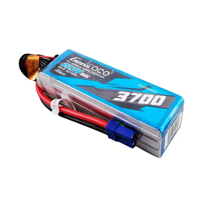 Gens ace G-Tech 3700mAh 22.2V 60C 6S1P Lipo Battery Pack - Lithium and NiMH<<<Batteries<<<RC models<<<InnproXML