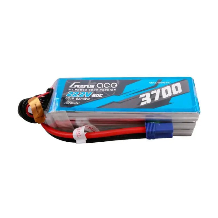 Gens ace G-Tech 3700mAh 22.2V 60C 6S1P Lipo Battery Pack - Lithium and NiMH<<<Batteries<<<RC models<<<InnproXML