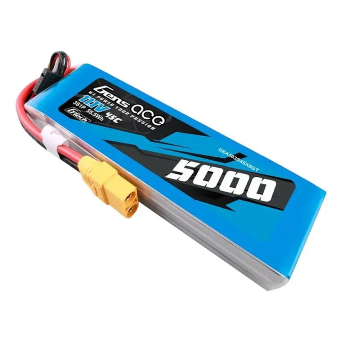 Gens ace G-Tech 5000mAh 11.1V 45C 3S1P lipo battery with XT90 Plug - Lithium and NiMH<<<Batteries<<<RC