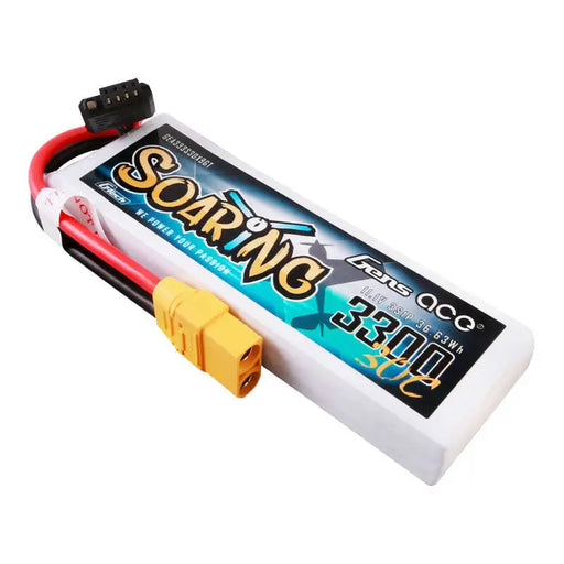 Gens ace G-Tech Soaring 3300mAh 11.1V 30C 3S1P Lipo Battery Pack with XT90 plug - Lithium and NiMH<<<Batteries<<<RC