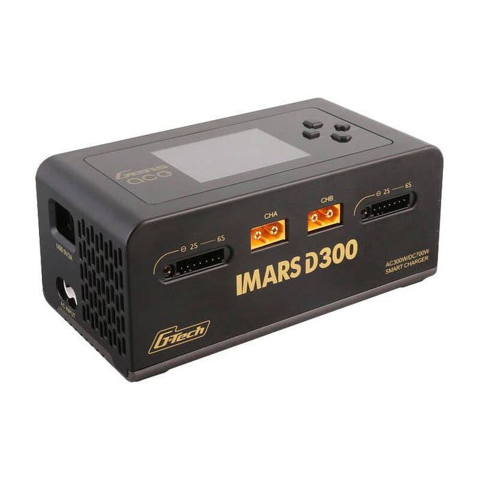 Gens Ace IMARS D300 G-Tech Channel AC/DC 300W/700W RC Battery Charger-EU Black - Chargers<<<Charging<<<RC