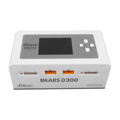 Gens Ace IMARS D300 G-Tech Channel AC/DC 300W/700W RC Battery Charger-EU White - Chargers<<<Charging<<<RC