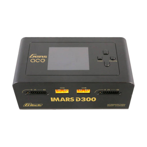 Gens Ace IMARS D300 G-Tech Channel AC/DC 300W/700W RC Battery Charger-EU Black - Chargers<<<Charging<<<RC