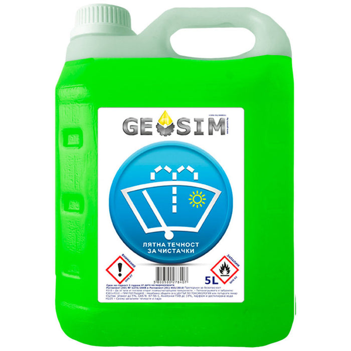 SUMMER WIPER FLUID READY 5L GEOSIM